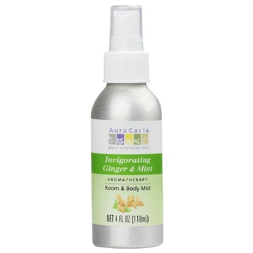 Aura Cacia Aroma Mist - Ginger/Mint, 4 oz