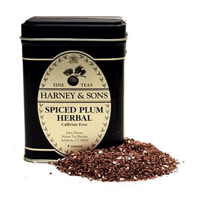 4 Ounce Loose Tea Tins - Caffeine-Free Herbal Tea, Spiced Plum