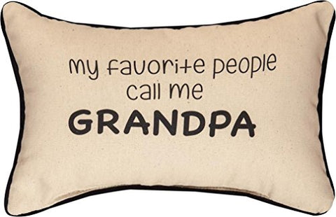 My Favorite People Call Me Grandpa Pillow - 12.5x8