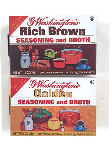 G Washington - Brown Broth (1 oz) and G Washington - Golden Broth (1 oz)