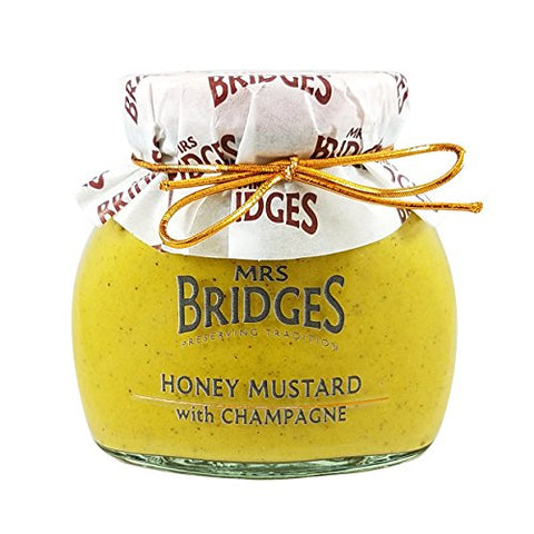 Mrs Bridges Honey Mustard with Champagne, 7oz jar