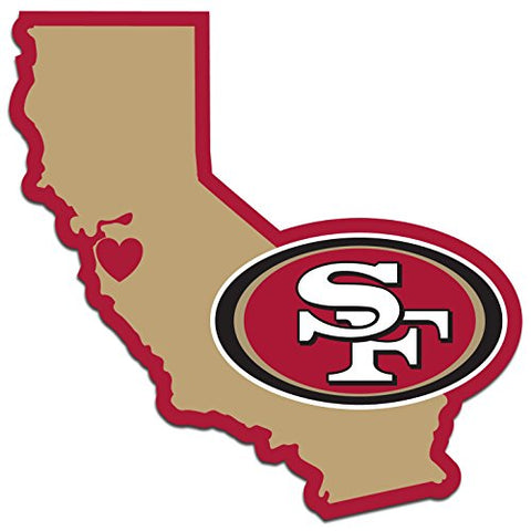 San Francisco 49er's Home State Decal