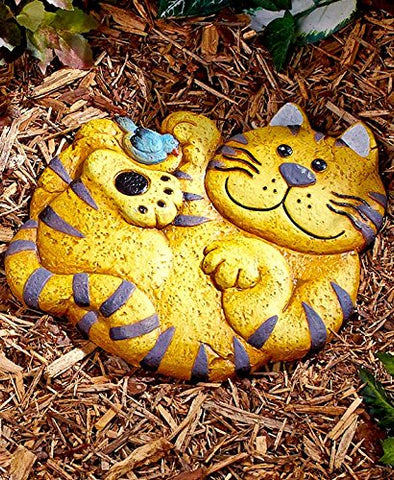 Animal Garden Stones-Cat