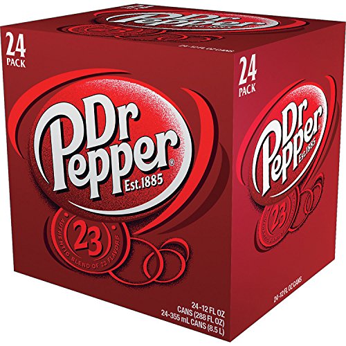 Dr Pepper Soft Drink Can 12 Oz 12 Count