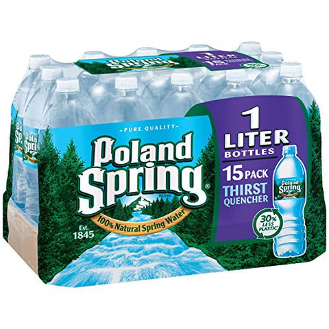 Poland Spring Water - 1 liter