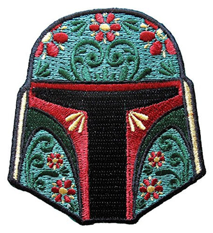 Star Wars Patches Series 1, Boba Fett Floral Helmet