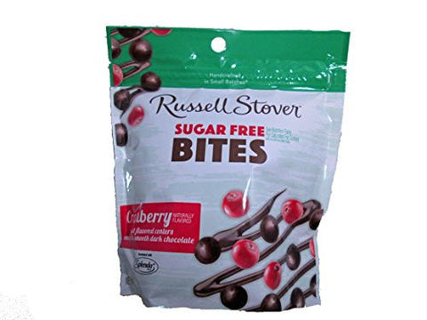Sugar Free Dark Chocolate Cranberry Bites Resealable Bag, 5oz.