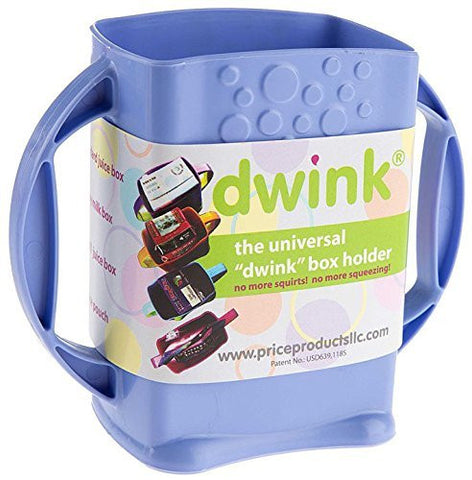 Dwink Universal Juice Pouch Milk Box Holder (Lavender)