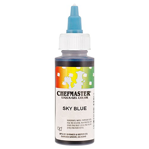 Sky Blue Chefmaster Liqua-Gel, 2.3 oz