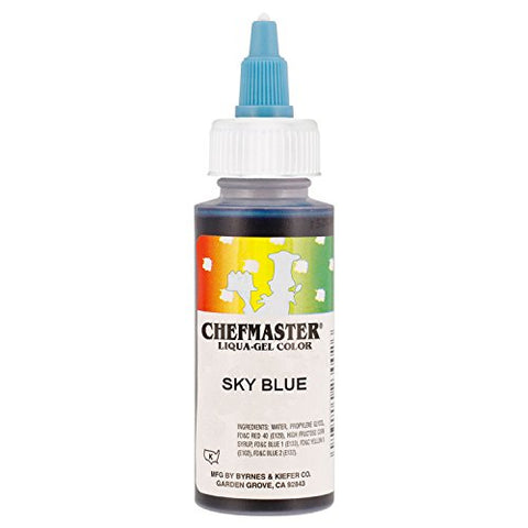 Sky Blue Chefmaster Liqua-Gel, 2.3 oz