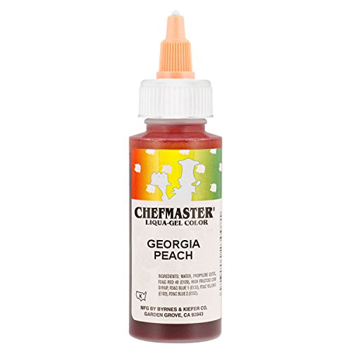 Georgia Peach Chefmaster Liqua-Gel, 2.3 oz