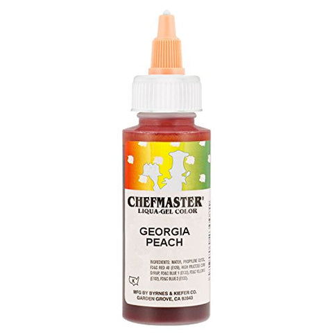 Georgia Peach Chefmaster Liqua-Gel, 2.3 oz