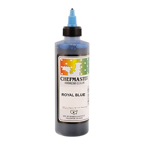 Royal Blue Chefmaster Airbrush Color 9 Oz
