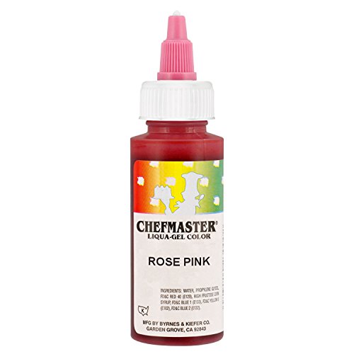 Rose Pink Chefmaster Liqua-Gel, 2.3 oz