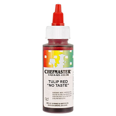 Tulip Red Chefmaster Liqua-Gel, 2.3 oz
