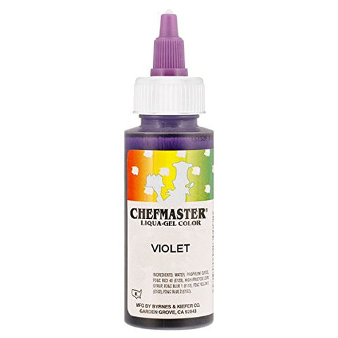 Violet Chefmaster Liqua-Gel, 2.3 oz