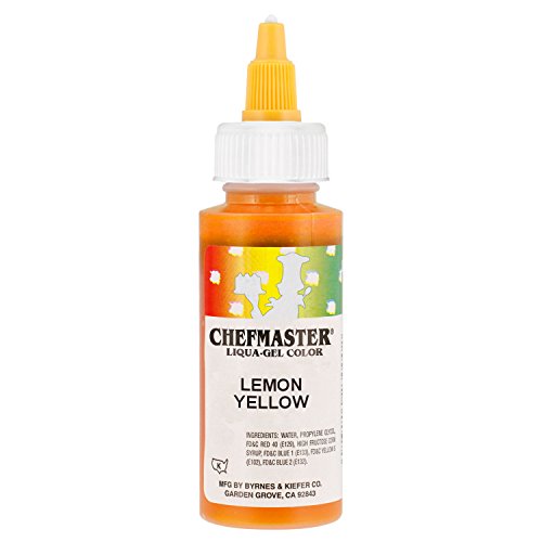 Lemon Yellow Chefmaster Liqua-Gel, 2.3 oz