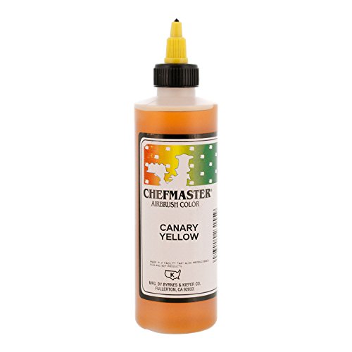 Canary Yellow Chefmaster Airbrush Color, 9 oz