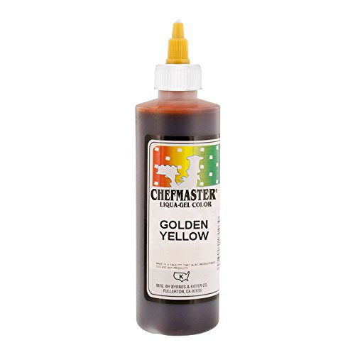 Golden Yellow Chefmaster Liqua-Gel 10.5 Oz