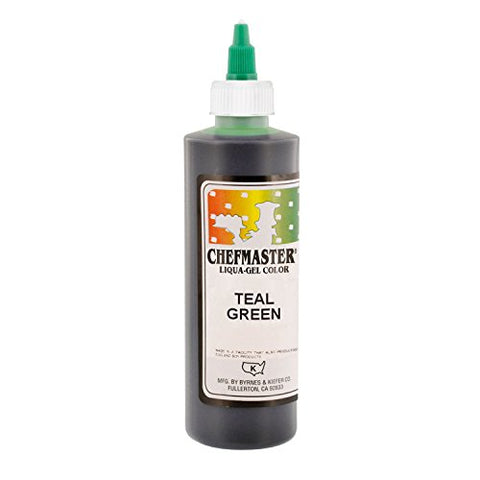 Teal Green Chefmaster Liqua-Gel 10.5 Oz
