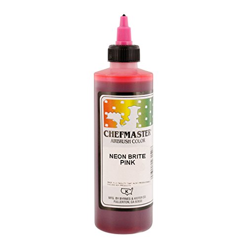Neon Pink Chefmaster Airbrush Color 9 Oz