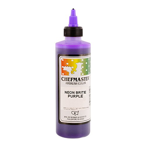 Neon Purple Chefmaster Airbrush Color 9 Oz