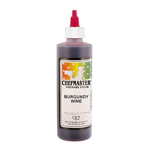 Burgundy Wine Chefmaster Liqua-Gel 10.5 Oz