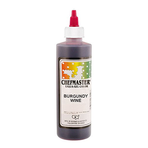 Burgundy Wine Chefmaster Liqua-Gel 10.5 Oz