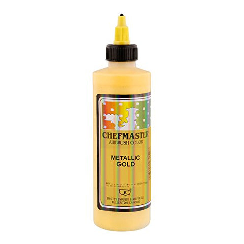 Metallic Gold Chefmaster Airbrush, 9 oz
