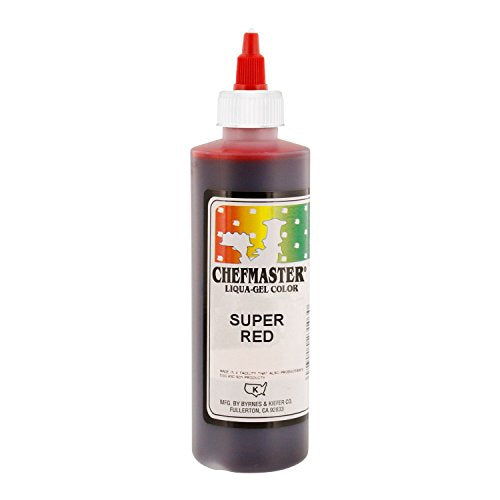 Super Red Chefmaster Liqua-Gel 10.5 Oz