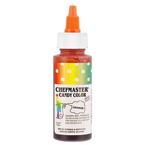 Orange Chefmaster Liquid Candy Color, 2 oz
