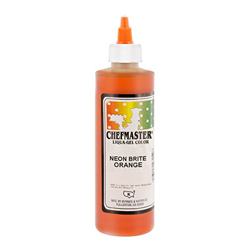 Neon Orange Chefmaster Liqua-Gel 10.5 Oz