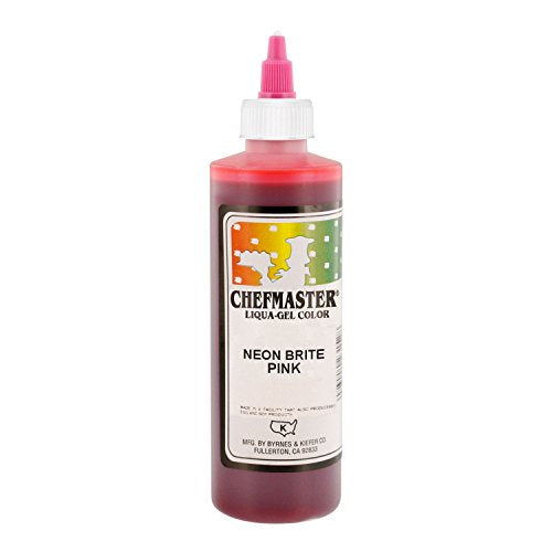 Neon Pink Chefmaster Liqua-Gel 10.5 Oz