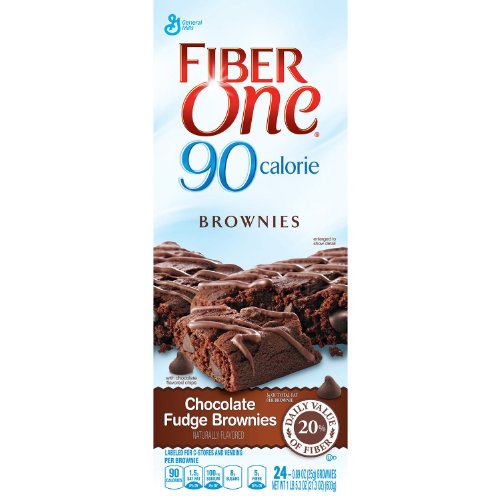 Fiber One 90 Calorie Chocolate Fudge Brownies 24 Count