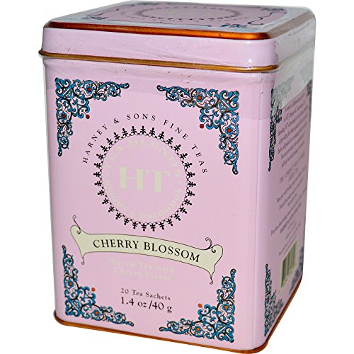 HT Tins - Flavored Green Tea, Cherry Blossom (20 ct)