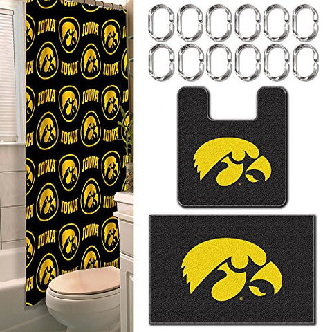 Iowa Hawkeyes 15-Piece Bath Set
