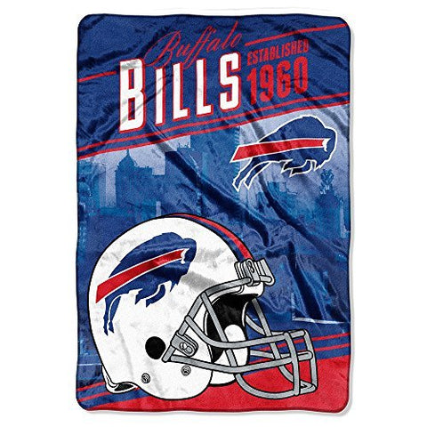 Buffalo Bills NFL "Stagger" Oversized Micro Raschel Throw 62”x 90”