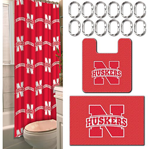 Nebraska Cornhuskers 15-Piece Bath Set