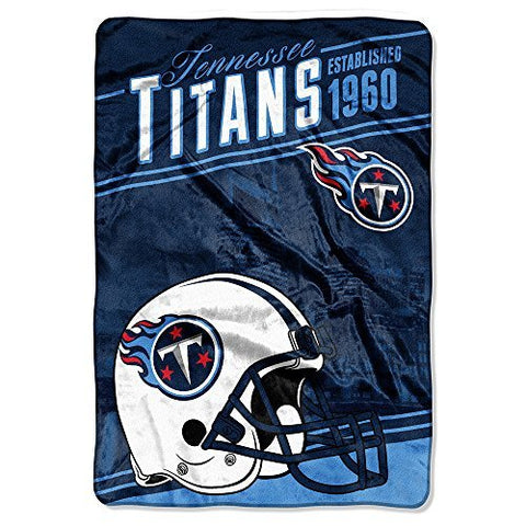 Tennessee Titans NFL "Stagger" Oversized Micro Raschel Throw 62”x 90”