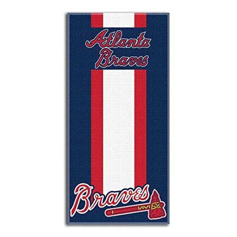 Atlanta Braves MLB "Zone Read" Beach Towel 30”x 60”