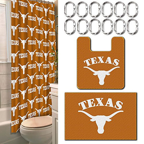 Texas Longhorns 15-Piece Bath Se