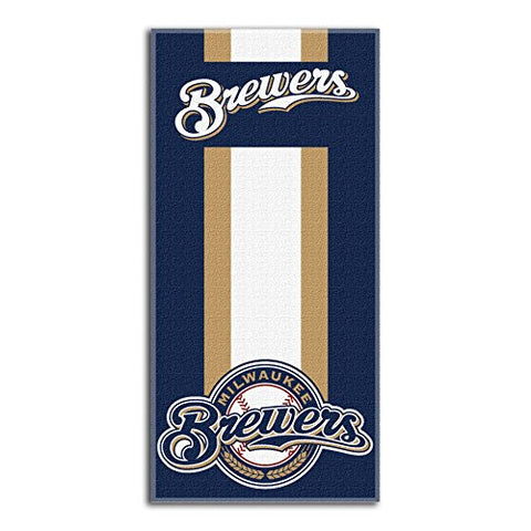 Milwaukee Brewers MLB "Zone Read" Beach Towel 30”x 60”