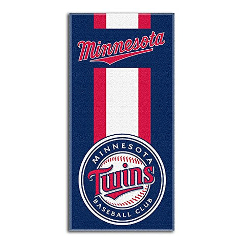 Minnesota Twins MLB "Zone Read" Beach Towel 30”x 60”