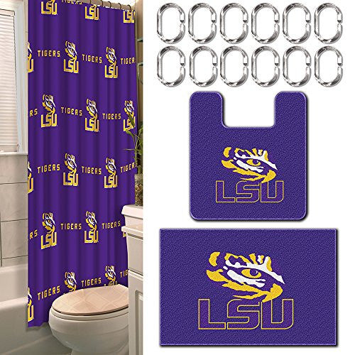 LSU Tigers 15-Piece Bath Set