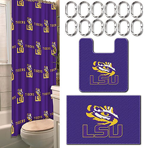 LSU Tigers 15-Piece Bath Set