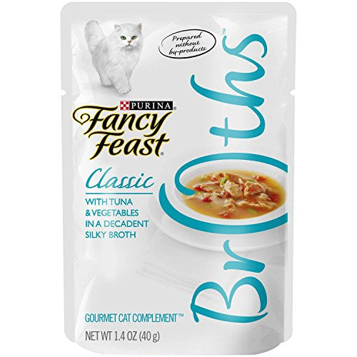 Fancy Feast Broths Tuna Vegetable 1.4 oz