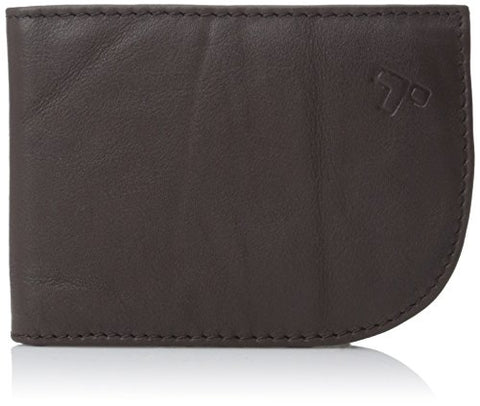 RFID Blocking Leather Front Pocket Wallet- Brown