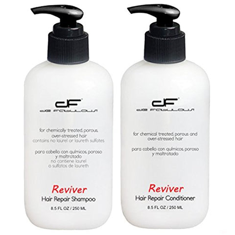 (2 Piece Bundle Pack) Reviver Hair Repair Shampoo, 8.5oz and Reviver Hair Repair Conditioner, 8.5oz