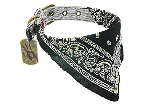 AMC The Walking Dead Pet Collection, Daryl Bandana Collar- L