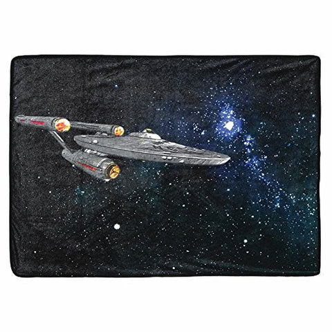 Star Trek Enterprise Glitter Fleece Blanket 45" x 60"
